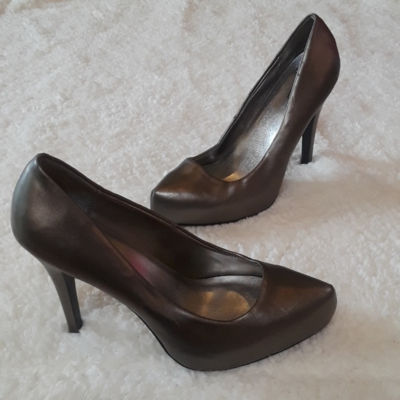 Metallic City Street heels - Picture 1 of 3